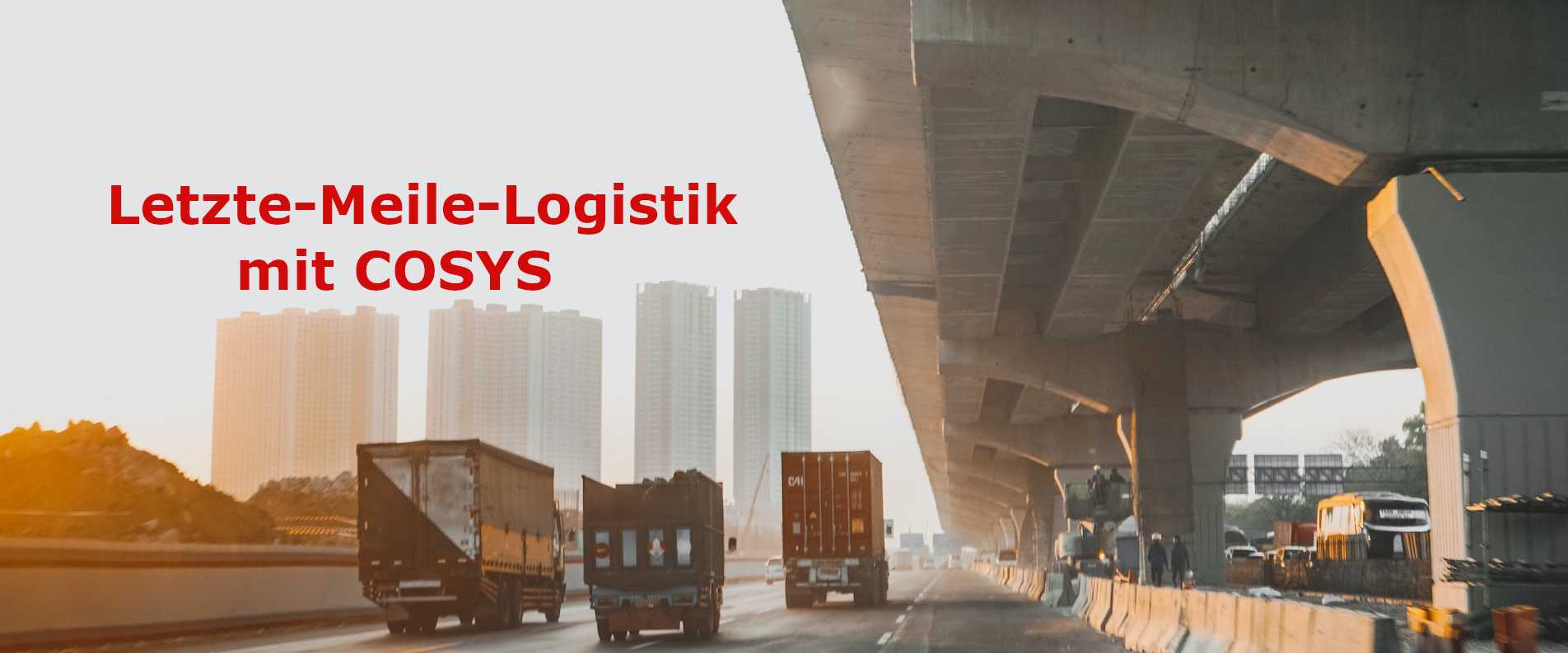 Die Logistik der letzten Meile mit COSYS bewältigen